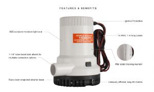 Seaflo Pumps 01 Series 1500gph  Bilge Pump 12v (click for enlarged image)